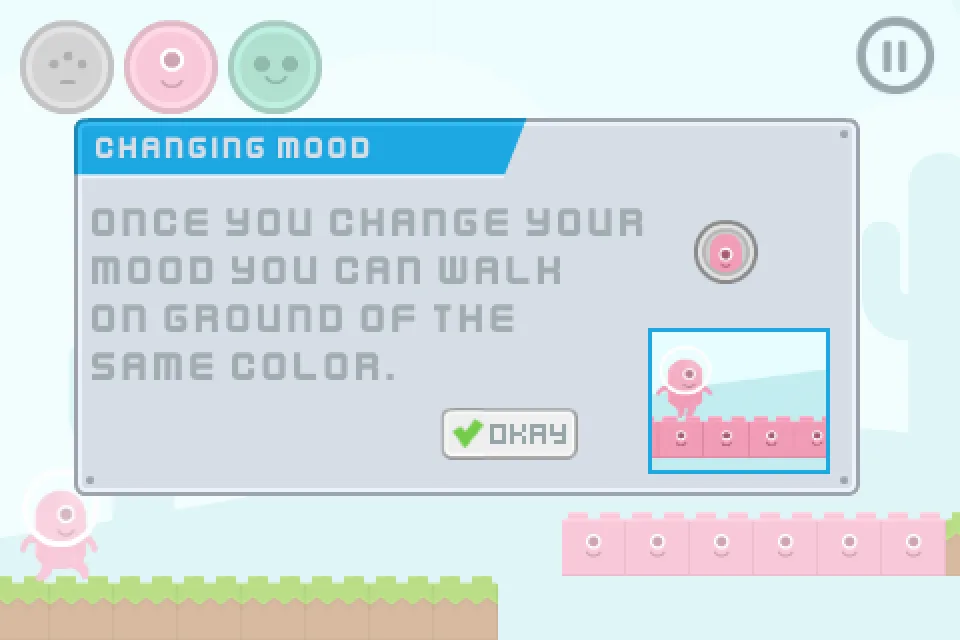 The tutorial explaining how changing mood works